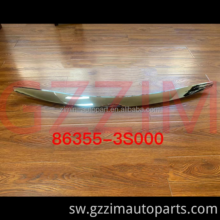 Front Hood Lid Cover Engine Decorative Moulding Chromed Trim For 2013 Sonata 86355-3S000
